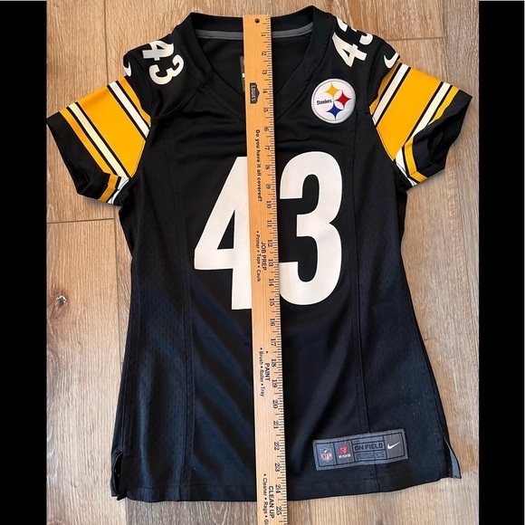 Pittsburgh STEELERS JERSEY POLAMALU RETIRED CONTOURED WOMENS CUT - Picture 14 of 16